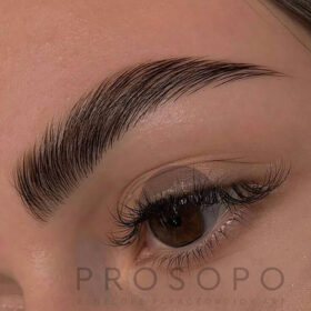 έντονα αλλά φυσικά φρύδια με brow lamination