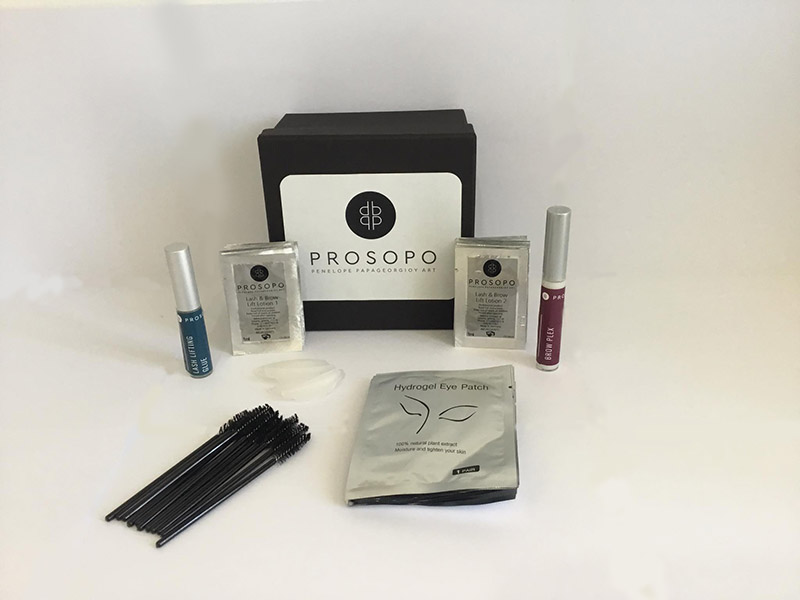 Lash Lift & Brow Lamination Kit PROSOPO επαγγελματικό σετ 30 εφαρμογών
